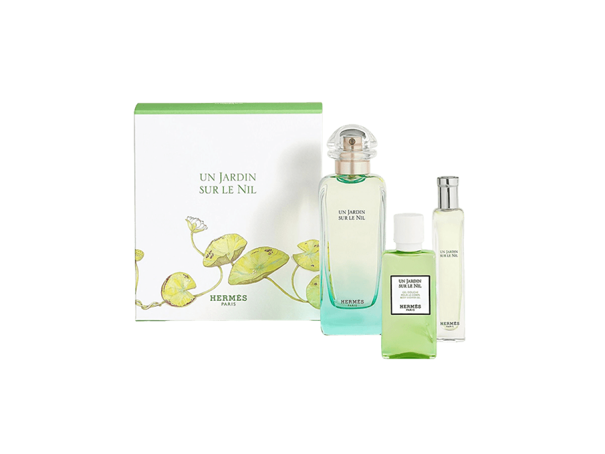 Set Hermes Un Jardin Sur Le Nil (EDT 100ml + EDT 15ml + Sữa Tắm