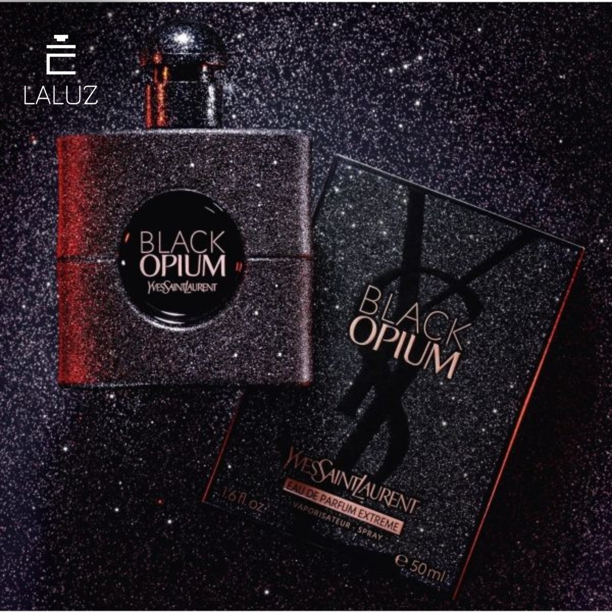 Yves Saint Laurent Black Opium Extreme cho nữ lấp lánh