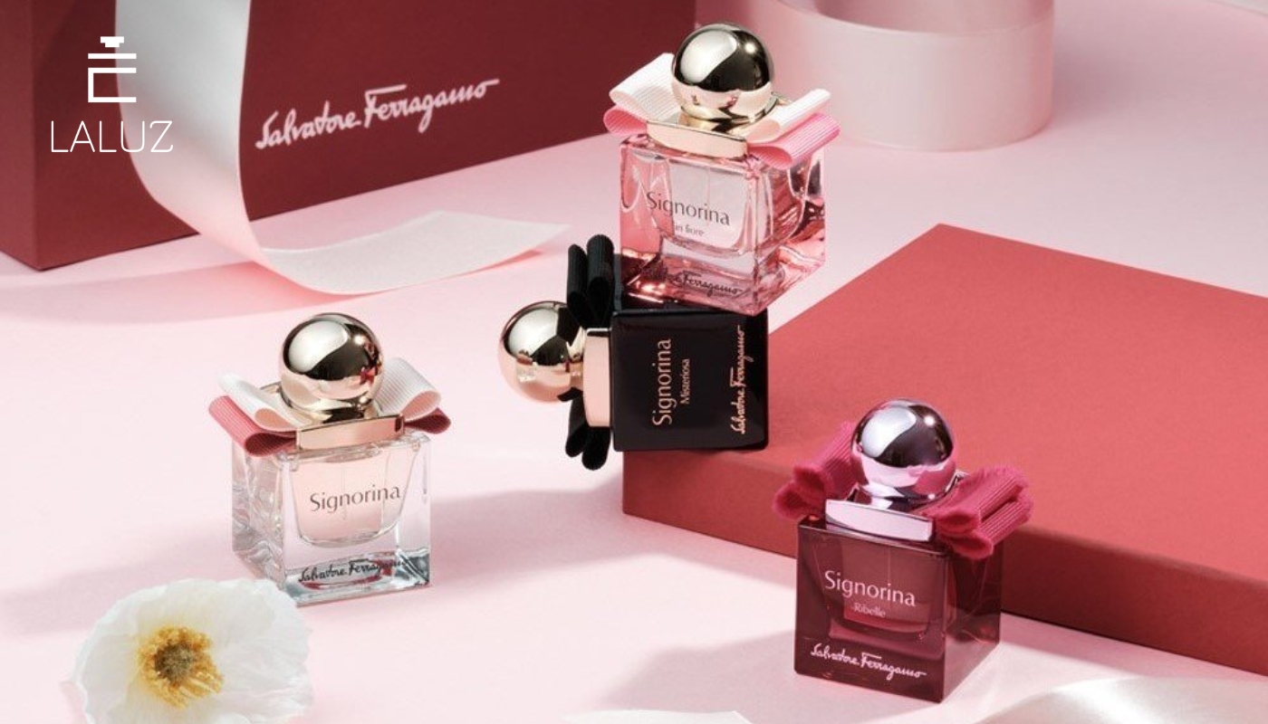 Thiết kế chai Salvatore Ferragamo perfume sang chảnh, nữ tính