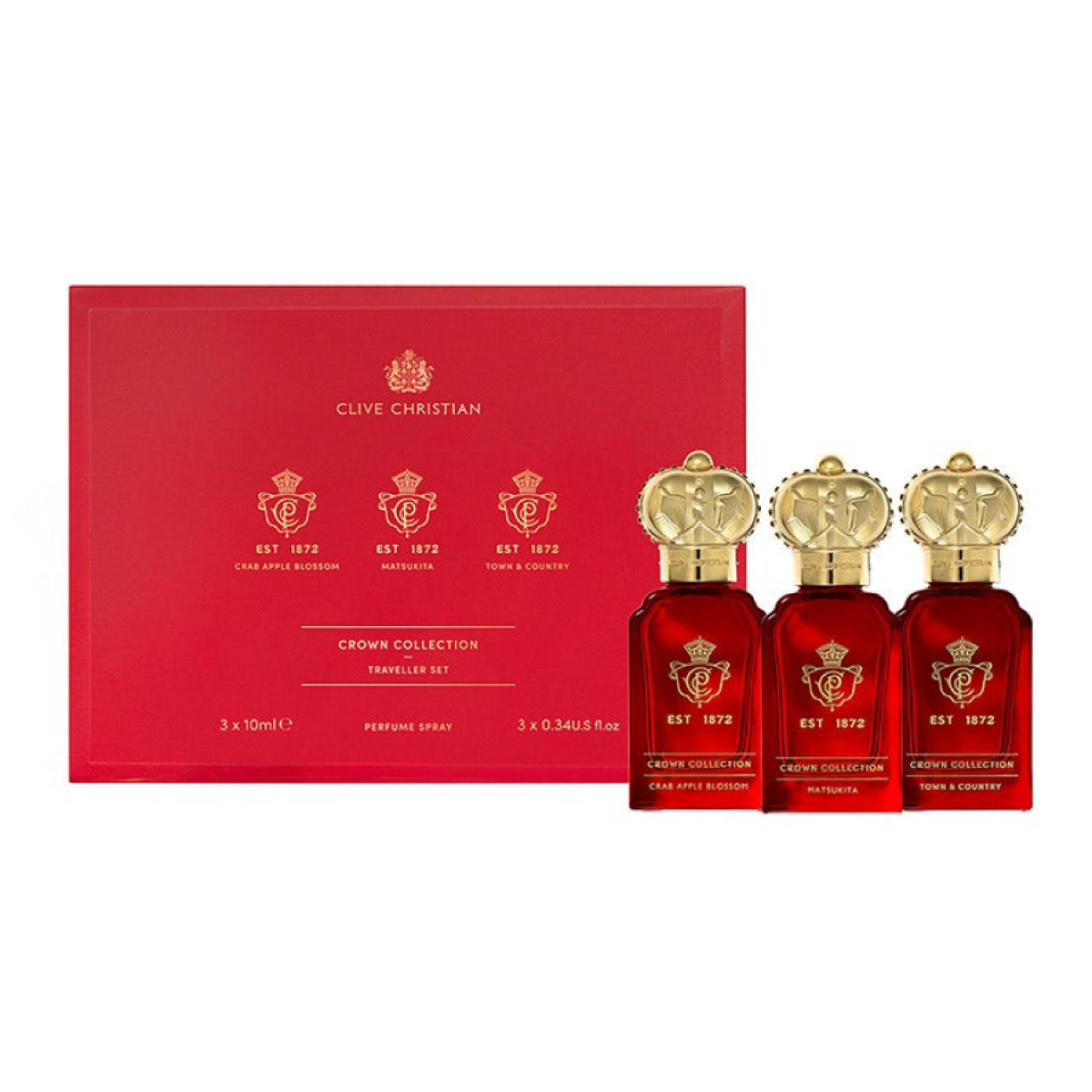 Clive Christian Crown Collection Traveller Set x 10ml