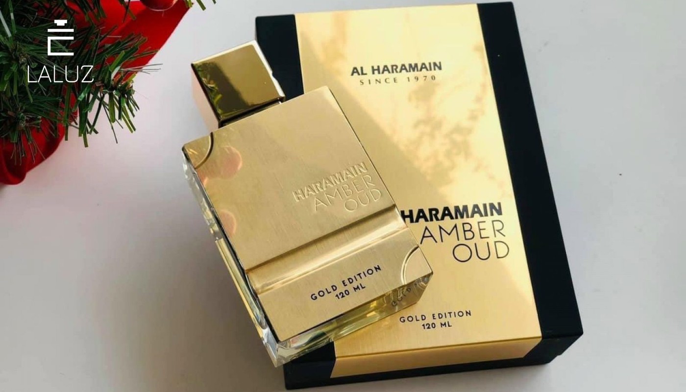 Al Haramain Amber Oud Gold Edition là chai nước hoa đi tiệc đặc biệt