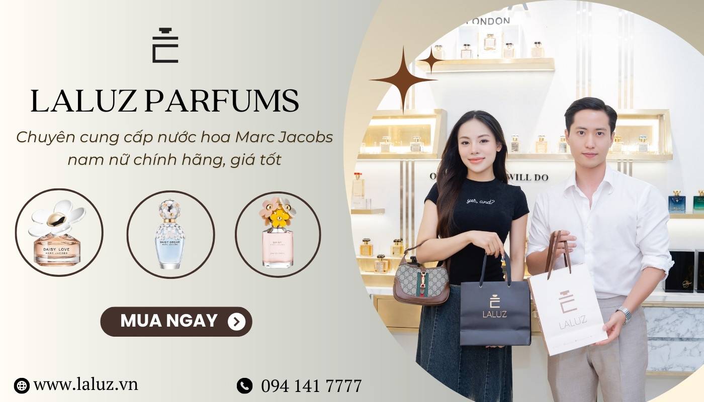 LALUZ là cửa hàng chuyên cung cấp nước hoa Marc Jacobs chính hãng, giá tốt