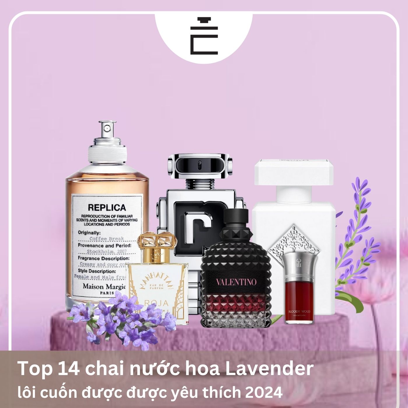 Khám phá 14 chai nước hoa lavender quyến rũ