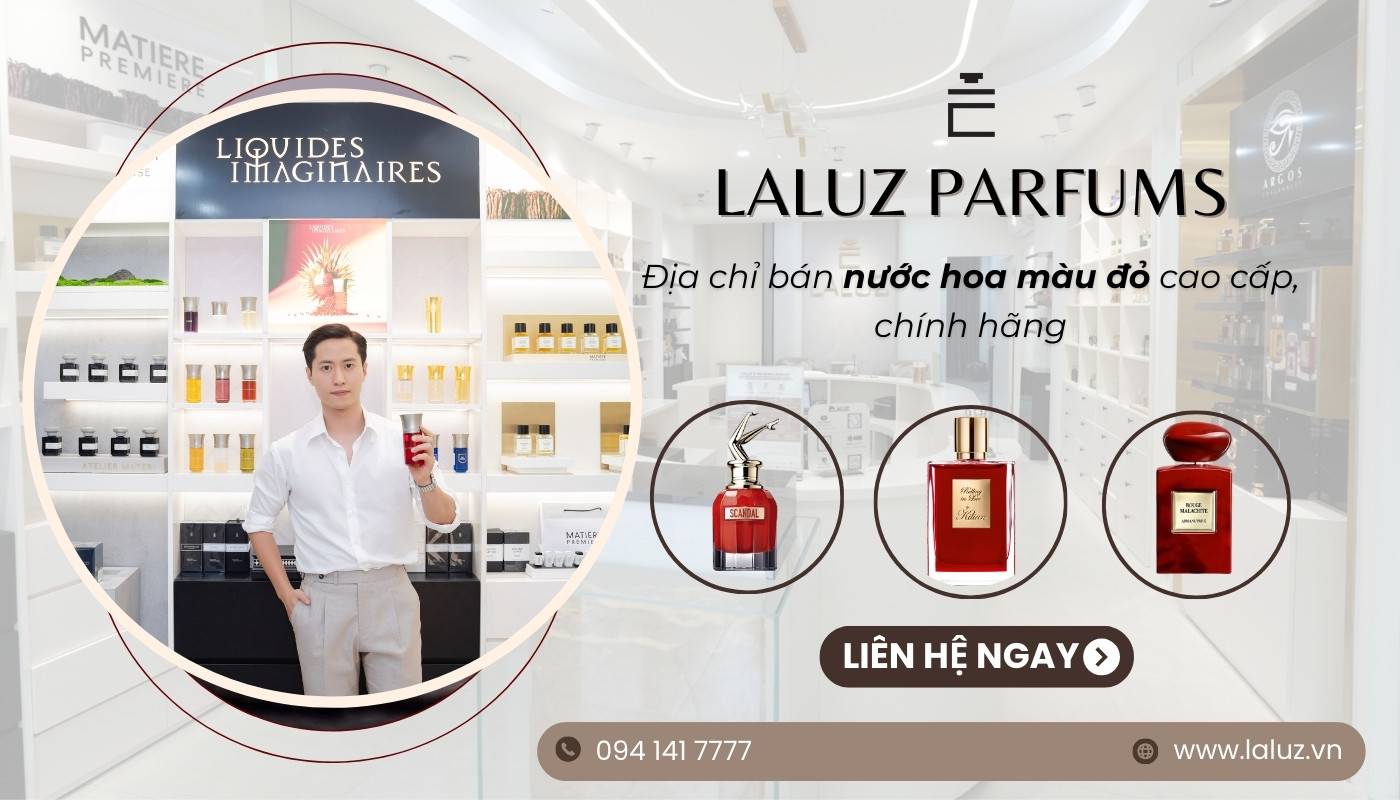 LALUZ chuyên cung cấp các dòng nước hoa màu đỏ sang trọng, quý phái