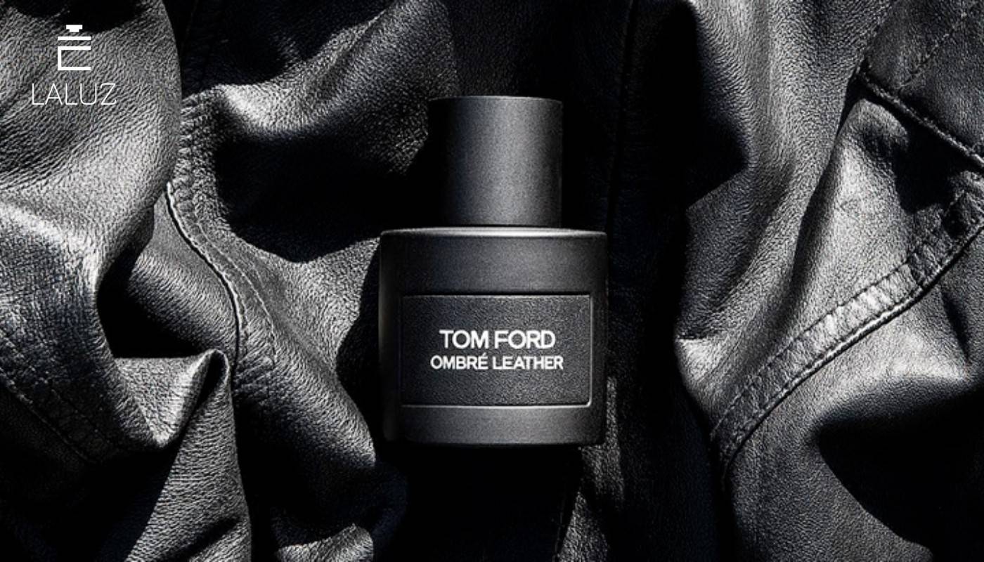 Chai nước hoa màu đen Tom Ford Ombre Leather thể hiện sự mạnh mẽ độc đáo