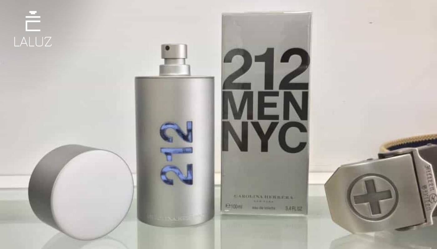 Nước hoa nam nhẹ nhàng Carolina Herrera 212 Men NYC EDT có thiết kế ấn tượng