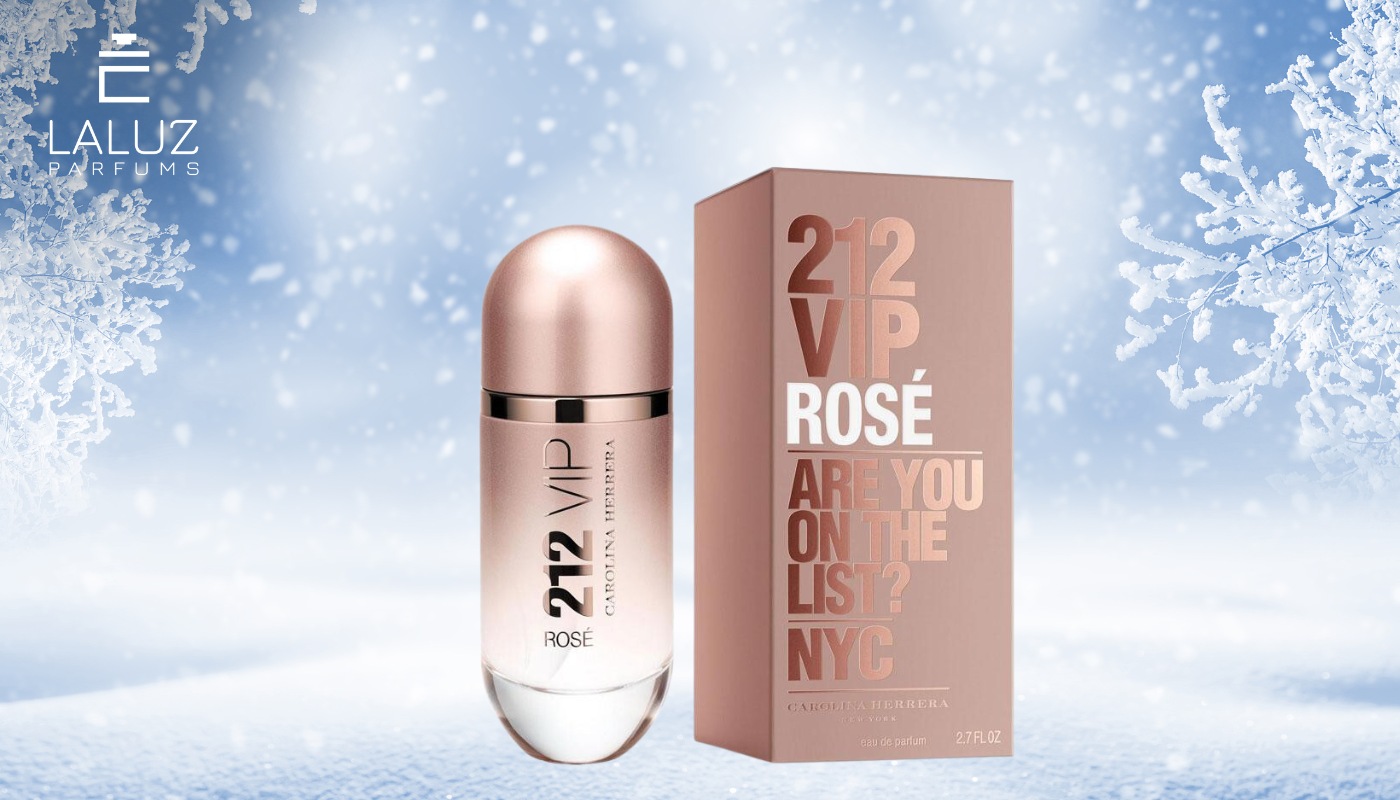 nước hoa mùa đông cho nữ Carolina Herrera 212 VIP Rose