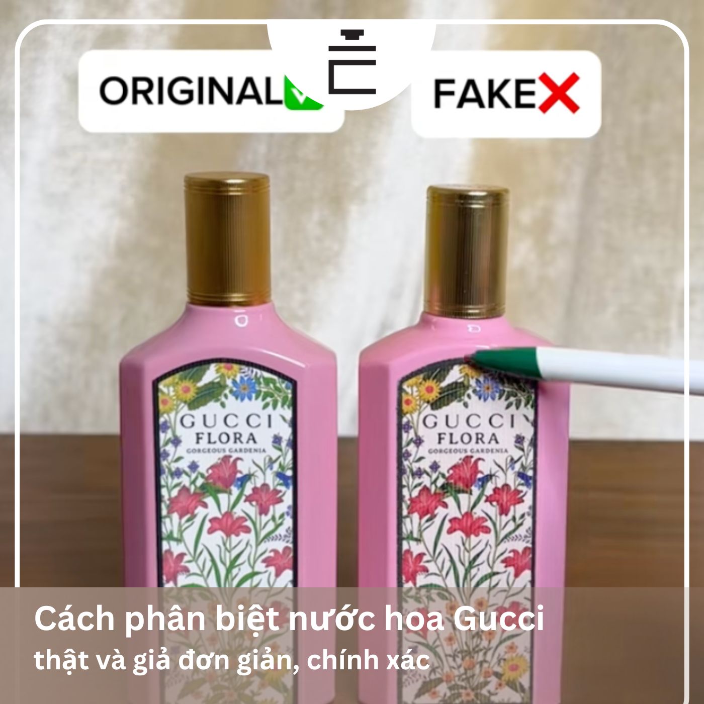 5 Cách kiểm tra nước hoa Gucci chính hãng và fake chính xác